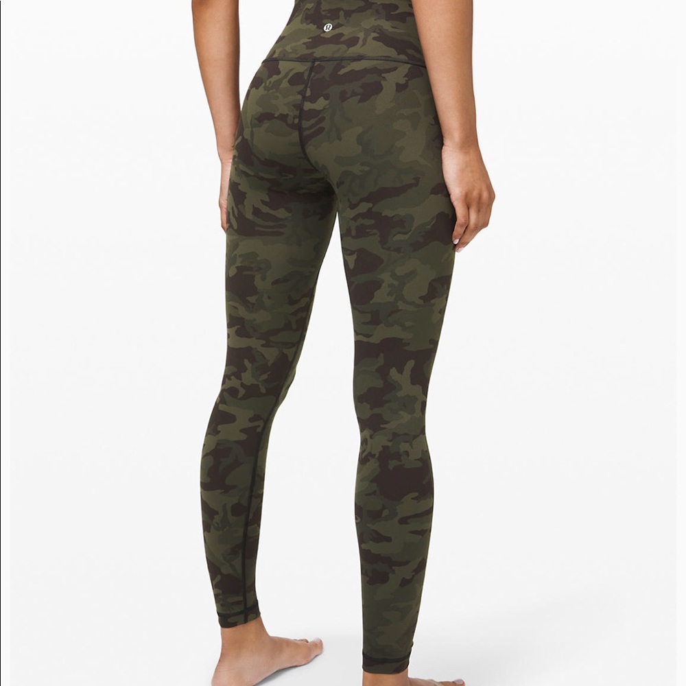 Lululemon Camo Print Leggings
